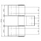 Schuco 279560 Part Surface Mounted Hinge Silver